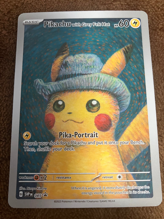 Gogh Pikachu Pokemon card