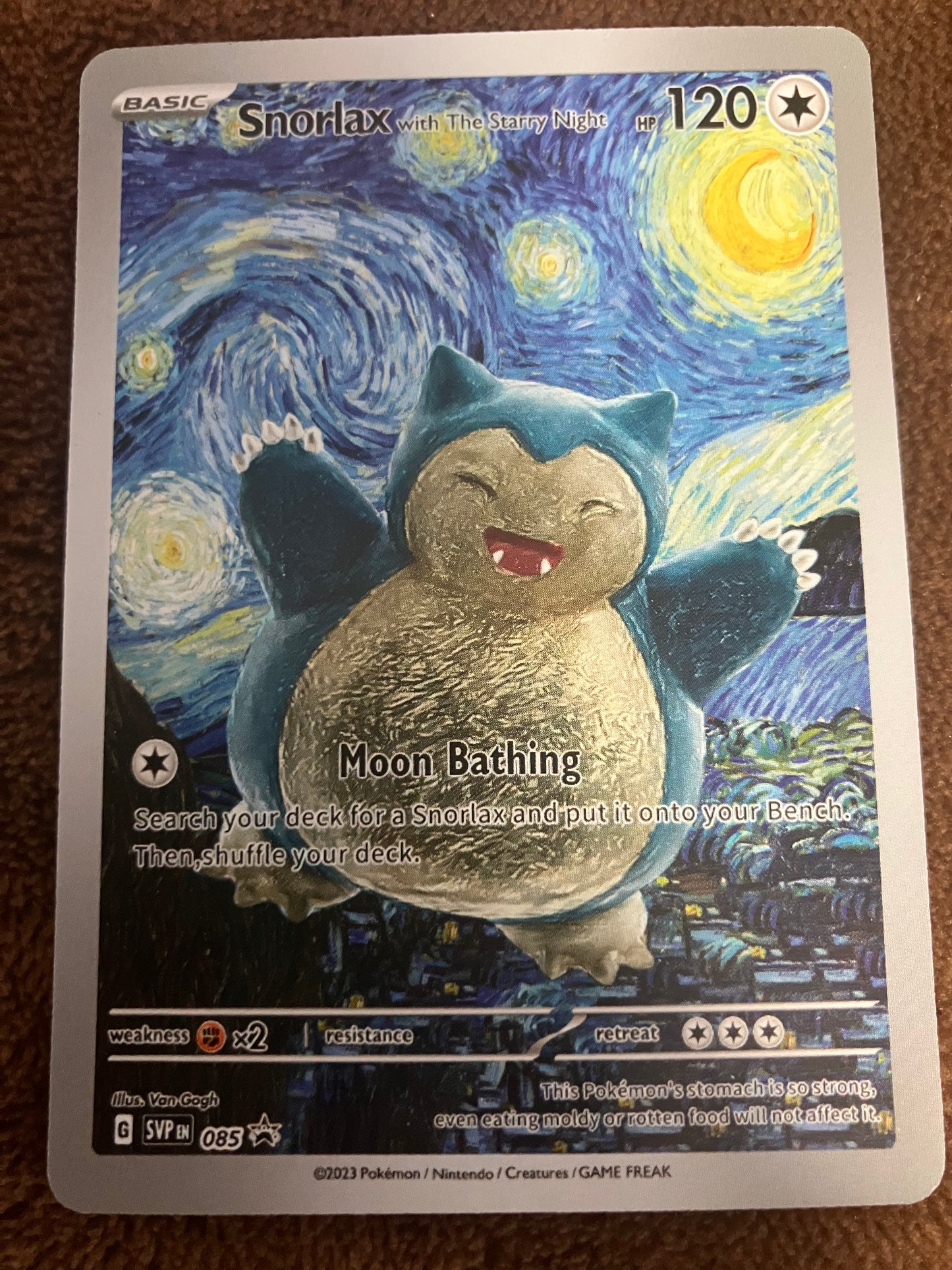 Gogh Pikachu Pokemon card