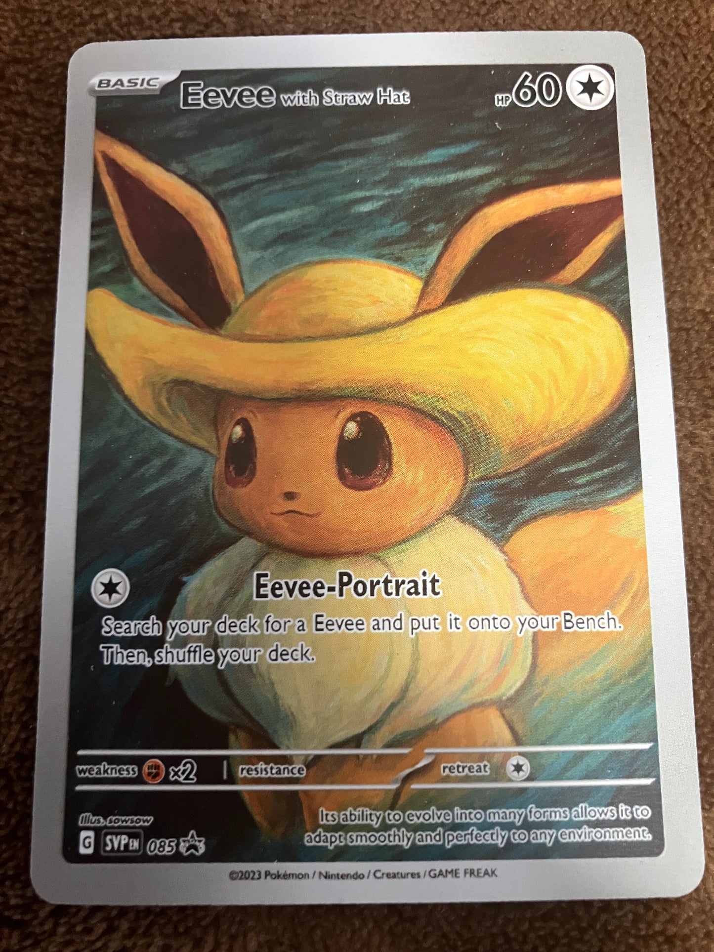 Gogh Pikachu Pokemon card