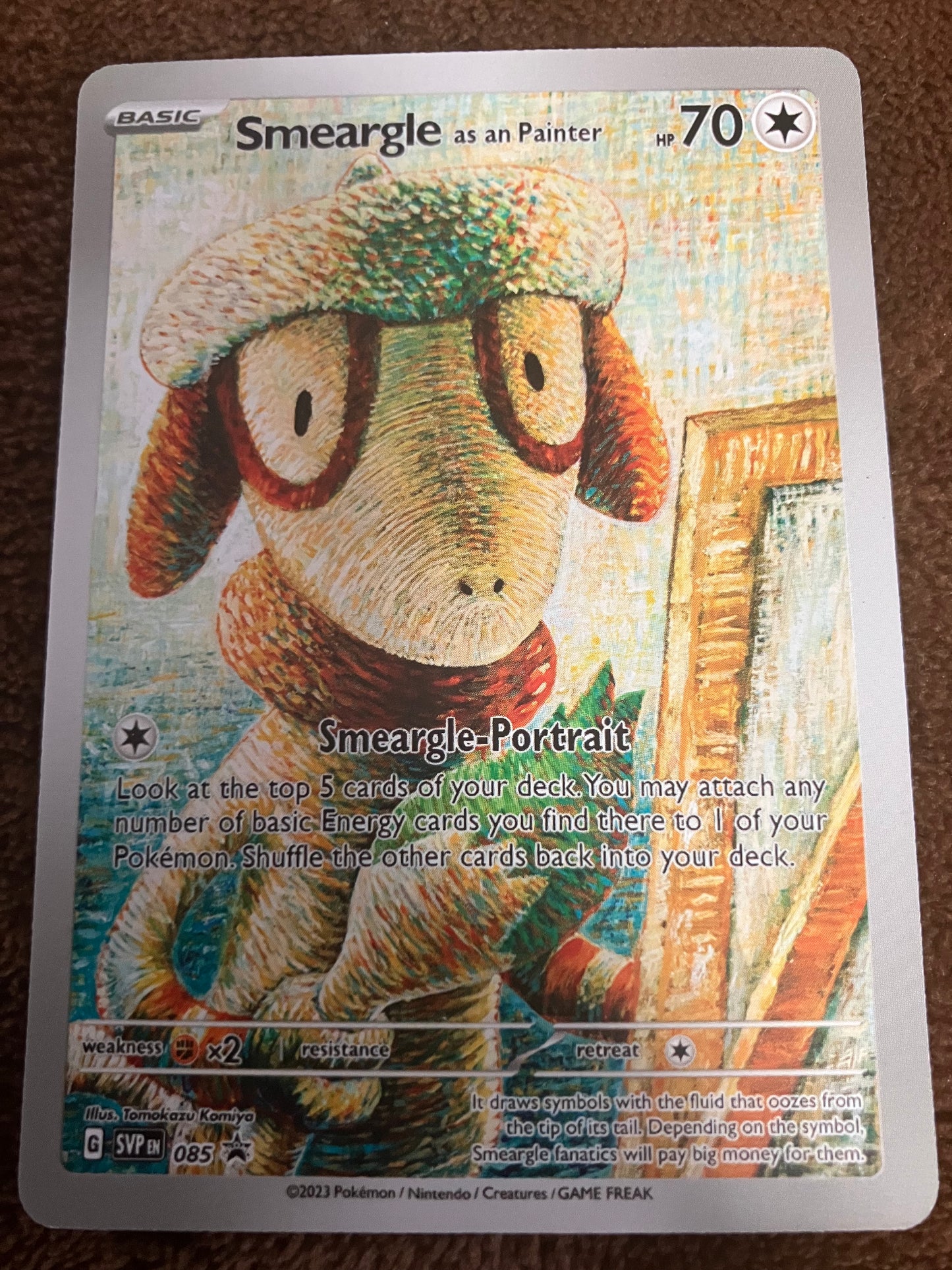 Gogh Pikachu Pokemon card