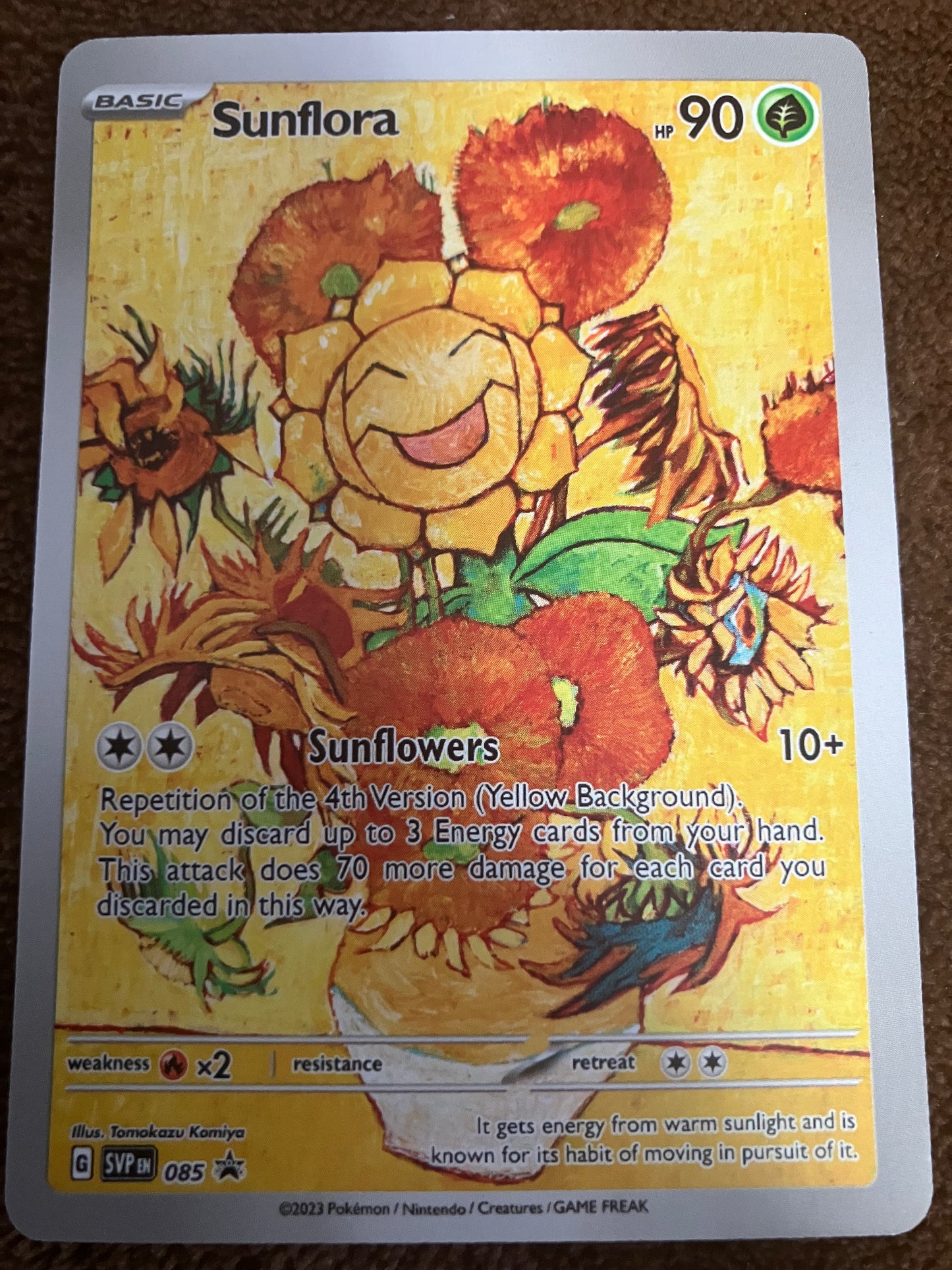 Gogh Pikachu Pokemon card