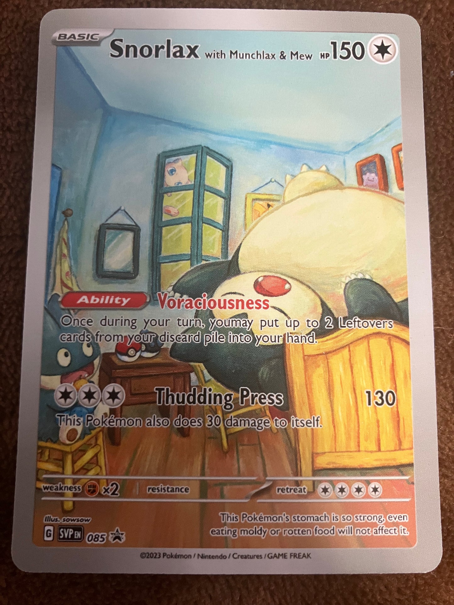 Gogh Pikachu Pokemon card