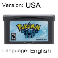 Pokemon GBA Games Cartridge for Retro Fans Gift