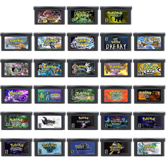 Pokemon GBA Games Cartridge for Retro Fans Gift